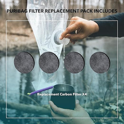 PURIBAG（プリバッグ） Puribag Carbon Filter Replacement Kit 2個セット 交換用カーボンフィルターキット