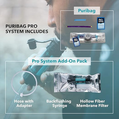 PURIBAG（プリバッグ） Puribag PRO System ポータブル浄水システム プロシステム