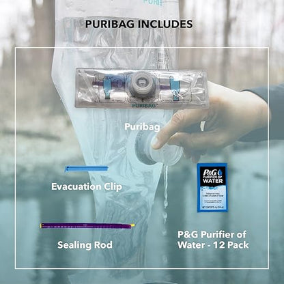 PURIBAG（プリバッグ） Puribag 120L System ポータブル浄水システム 非常用浄水バッグ