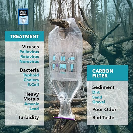 PURIBAG（プリバッグ） Puribag 120L System ポータブル浄水システム 非常用浄水バッグ
