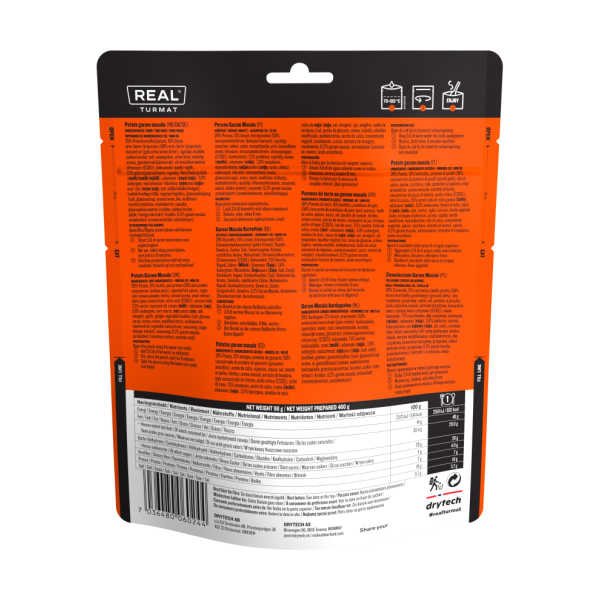 Real Turmat（リアル・トゥルマット）ポテト ガラムマサラ 602kcal フリーズドライ