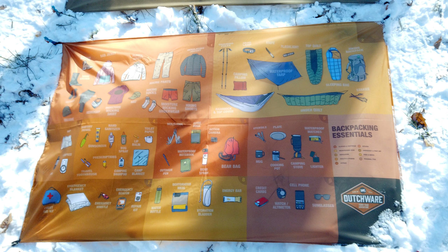 Dutchware Gear ダッチウェアギア Printed Ground Cloth プリンテッド グラウンドクロス ARGON 15D DUT738