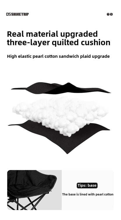 山趣（やましゅみ） SHINETRIP シャイントリップ #05 Series Moon Chair ムーンチェア フォールディングチェア（A467-H00 / A467-T00）