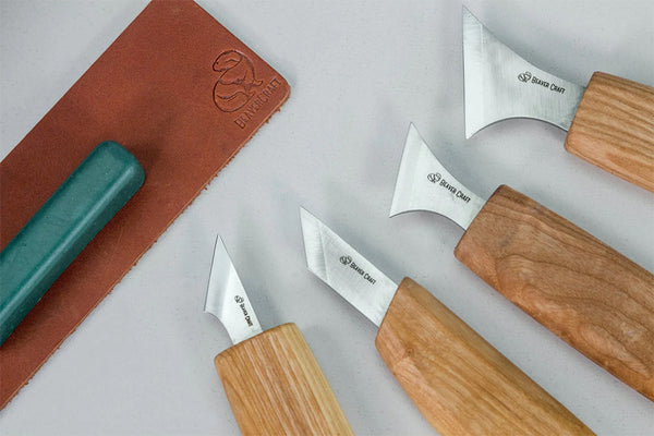 ビーバークラフト ブックボックス ウッドカービングセット Beaver Craft S05 book Geometric Wood Carving Knife Set in gift book-box