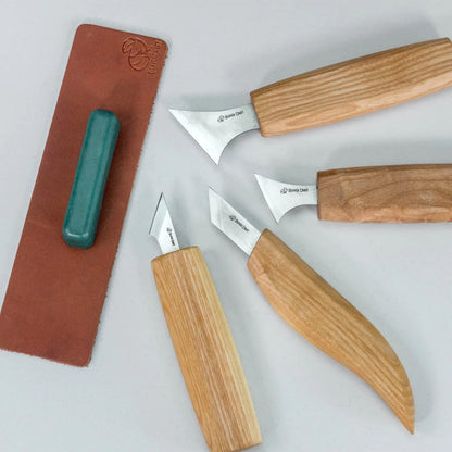 ビーバークラフト ブックボックス ウッドカービングセット Beaver Craft S05 book Geometric Wood Carving Knife Set in gift book-box