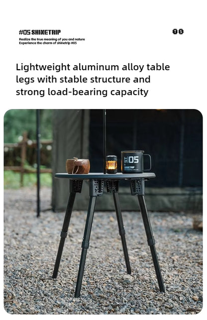 山趣（やましゅみ） SHINETRIP シャイントリップ #05 Series Tactical Lifting Dual-use Round Table デュアルユース ラウンドテーブル（A553-D00 / A553-H00）