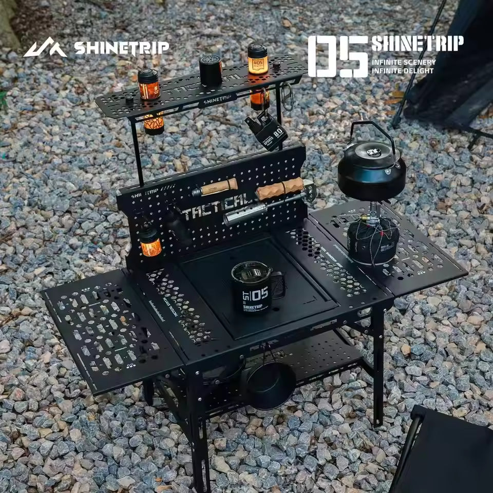 山趣（やましゅみ） SHINETRIP シャイントリップ #05 Series Dark Wing Tactical Folding Table ダークウィング タクティカル フォールディングテーブル システム（A563-H00 / A563-H01 / A563-H02 / A563-H03）