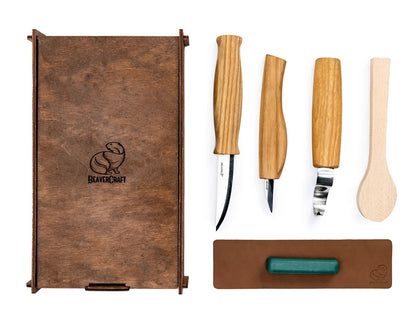 ビーバークラフト ブックボックス スプーンカービングセット Beaver Craft S13BOX Spoon Carving Set