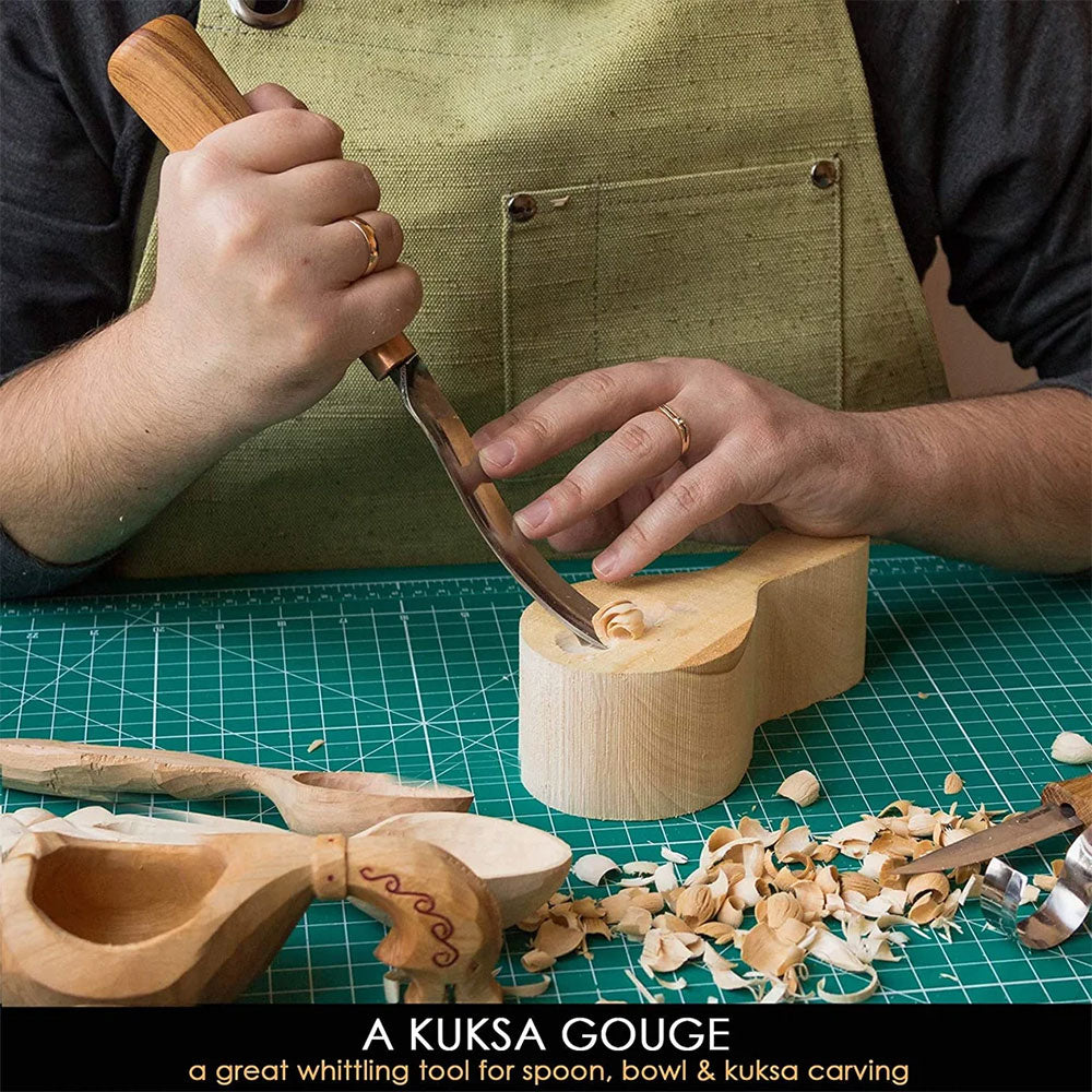 ビーバークラフト ガウジ付きスプーンカービングセット Beaver Craft S14 Spoon Carving Set with Gouge