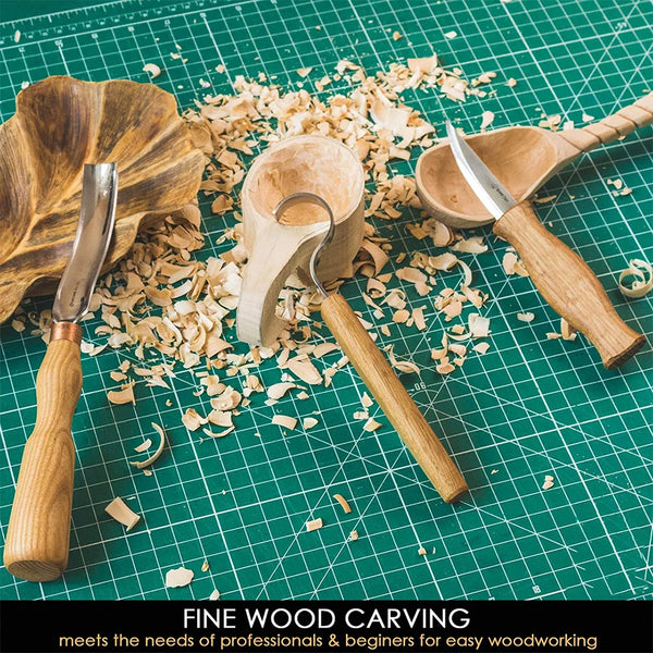 ビーバークラフト ガウジ付きスプーンカービングセット Beaver Craft S14 Spoon Carving Set with Gouge