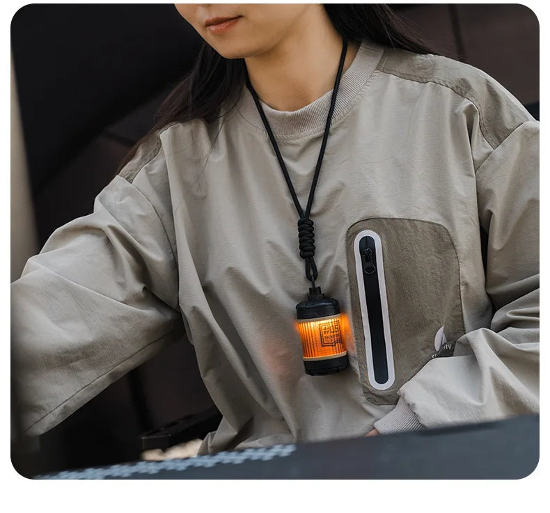 山趣（ShineTrip） ST-05シリーズ 回転式 19グリマー LEDランタン（Black／Transparent／Green／Sand）