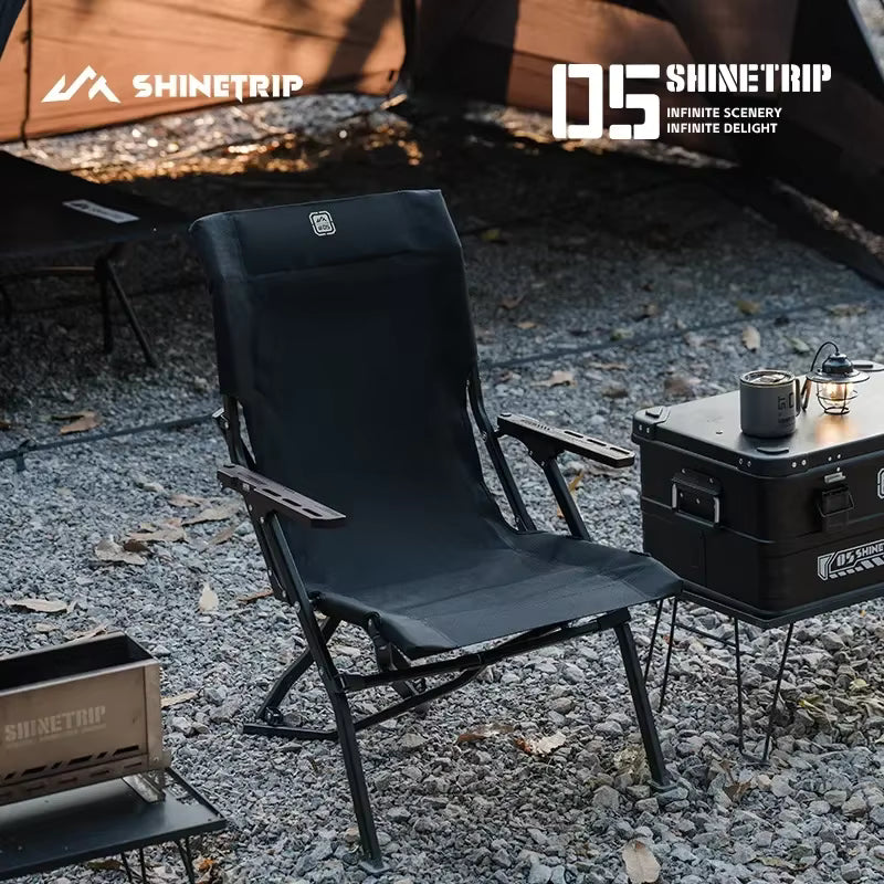 山趣（やましゅみ） SHINETRIP シャイントリップ #05 Series Comfortable Folding Chair ハイバック フォールディングチェア（A508-H00 / A508-T00）