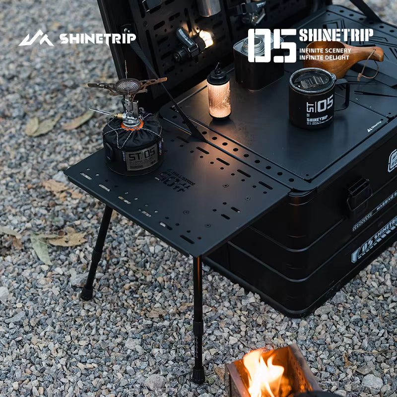 山趣（やましゅみ） SHINETRIP シャイントリップ #05 Series 1-Unit Tactical Stool & Tactical Side Table ワンユニット タクティカル スツール／サイドテーブル（A496-A00 / A496-T00）