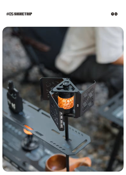 山趣（ShineTrip） ST-05シリーズ Shadow ランプシェード（A556-H00 / Black）