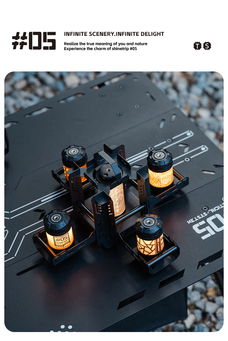 山趣（ShineTrip） ST-05シリーズ 天宮ライトボックス（Tiangong Light Box） ブラック