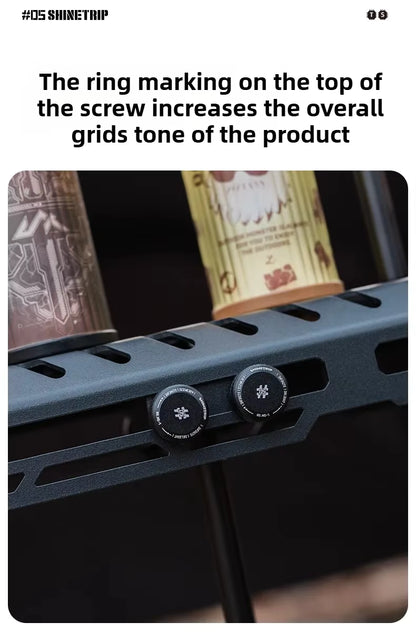 山趣（ShineTrip） ST-05シリーズ 38灯 スターライトブリッジ（S／M／L・ベーシックモジュール・延長アルミロッド） ブラック