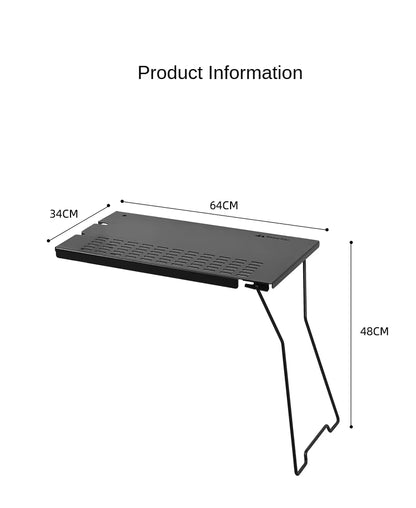SHINETRIP 5052アルミ サイドテーブル 拡張ボード連結対応（折りたたみ）A455-T00