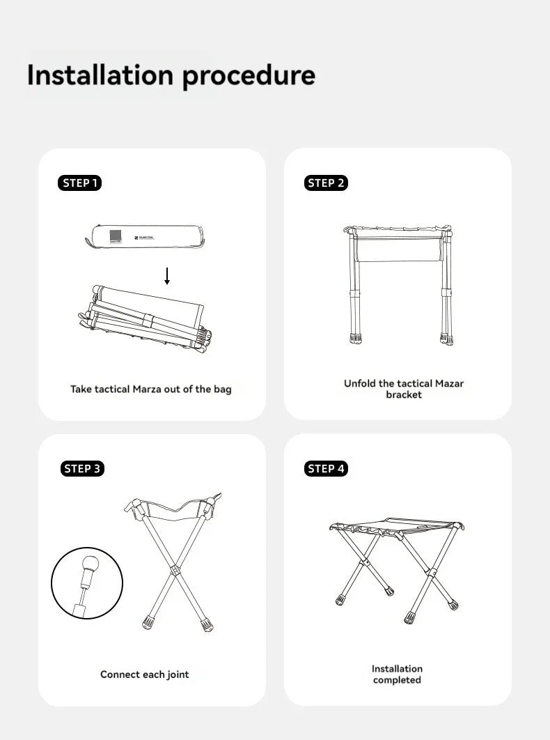 山趣（やましゅみ） SHINETRIP シャイントリップ #05 Series Ultra-Light Tactical Stool-L 超軽量 タクティカルスツール Lサイズ（A492-H0L / A492-D0L / A492-T0L）