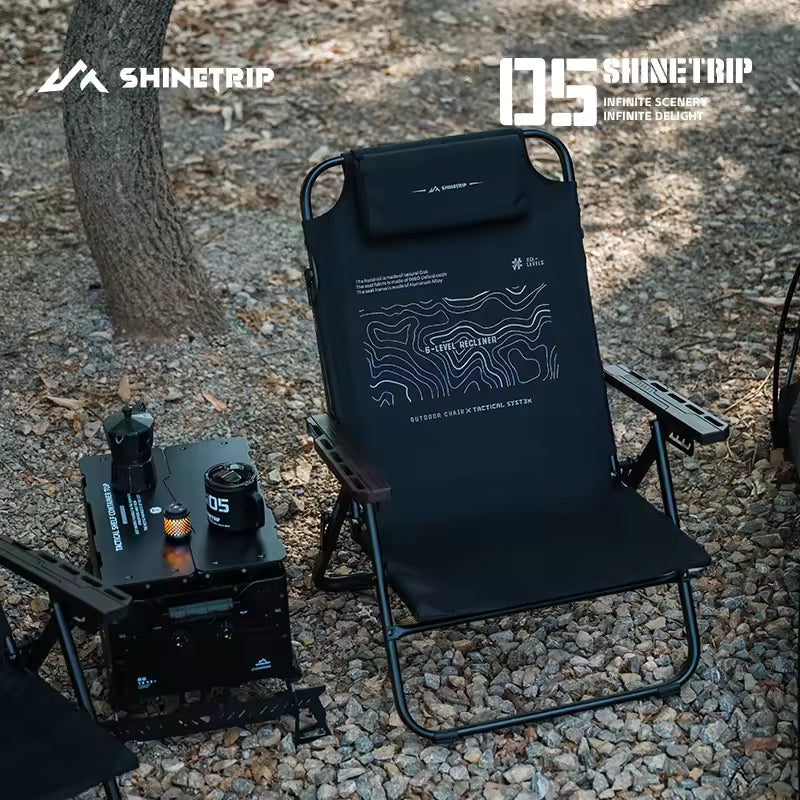 山趣（やましゅみ） SHINETRIP シャイントリップ #05 Series Six-Gear Adjustable Lounge Chair 6段階調整 フォールディングラウンジチェア（A533-H00 / A533-T00）