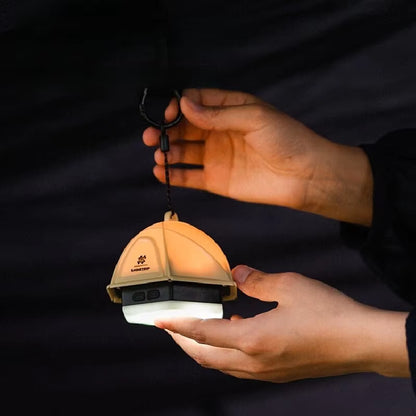 山趣（ShineTrip） ST-05シリーズ テント ナイトライト IPX4（グリーン／サンド／グレー）