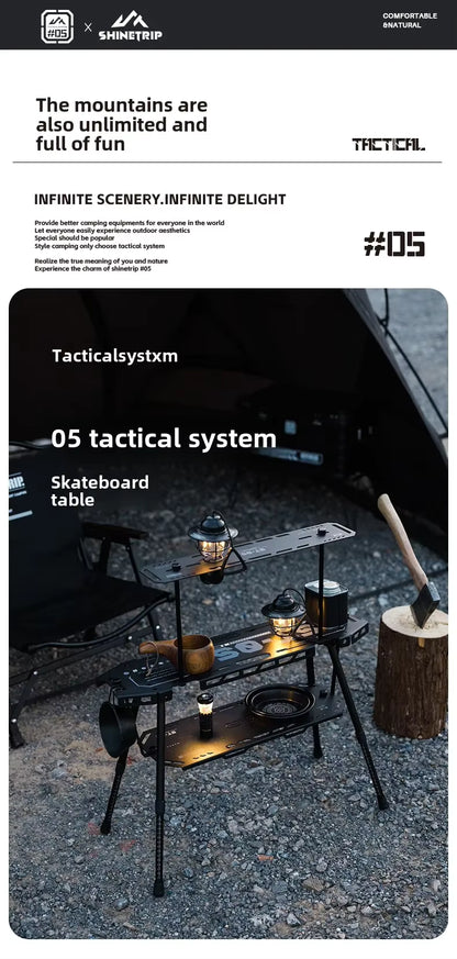 SHINETRIP 05シリーズ タクティカル スケートボードテーブル IGTフレームセット（S/M/L・2タイプ）