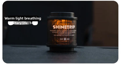 山趣（ShineTrip） ST-05シリーズ 回転式 19グリマー LEDランタン（Black／Transparent／Green／Sand）