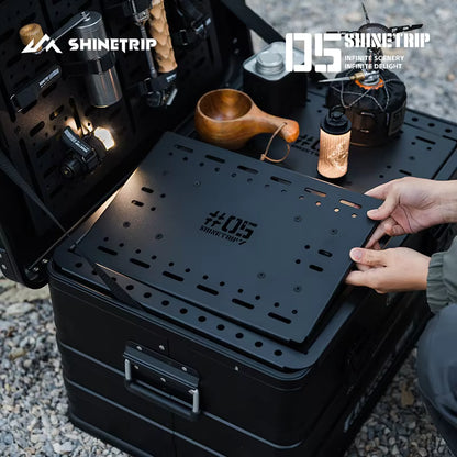 山趣（やましゅみ） SHINETRIP シャイントリップ #05 Series 1-Unit Tactical Stool & Tactical Side Table ワンユニット タクティカル スツール／サイドテーブル（A496-A00 / A496-T00）