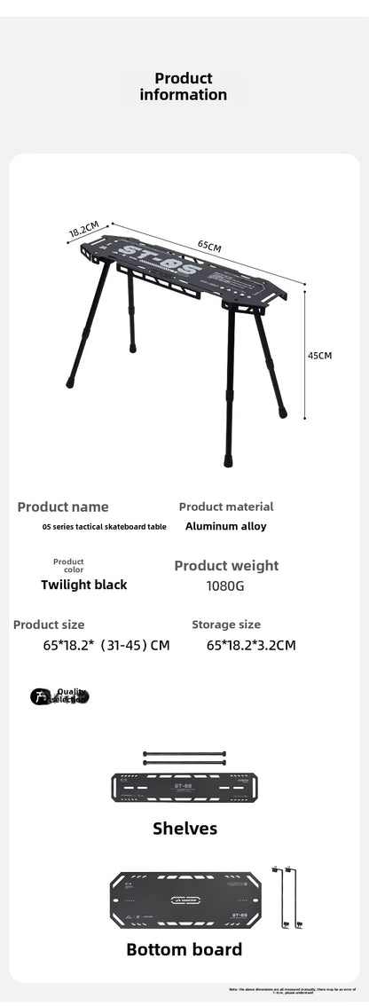 SHINETRIP 05シリーズ タクティカル スケートボードテーブル IGTフレームセット（S/M/L・2タイプ）