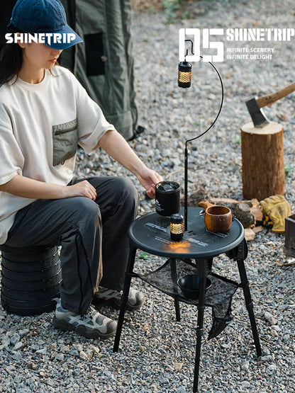 山趣（やましゅみ） SHINETRIP シャイントリップ #05 Series Height-Adjustable Tactical Round Stool 高さ調整式タクティカルラウンドスツール（A553-H0D / A553-D0D）