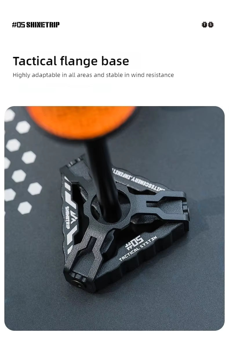 山趣（ShineTrip） ST-05シリーズ Horn Peak キャンドルホルダー（単品／3点ベース ライトアレイ）A542 ブラック