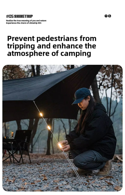 山趣（ShineTrip） ST-05シリーズ 風ロープ警告ライト（ウィンドロープ・ワーニングライト）