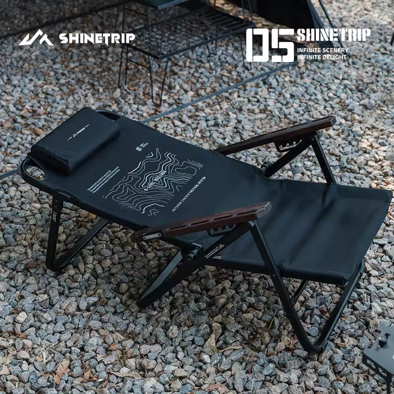 山趣（やましゅみ） SHINETRIP シャイントリップ #05 Series Six-Gear Adjustable Lounge Chair 6段階調整 フォールディングラウンジチェア（A533-H00 / A533-T00）