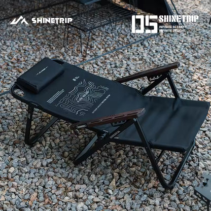 山趣（やましゅみ） SHINETRIP シャイントリップ #05 Series Six-Gear Adjustable Lounge Chair 6段階調整 フォールディングラウンジチェア（A533-H00 / A533-T00）