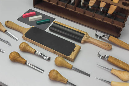 ビーバークラフト 大型木彫りツールセット 20個 Beaver Craft S57 Wood Carving Set + accessories