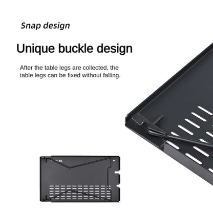 SHINETRIP 5052アルミ サイドテーブル 拡張ボード連結対応（折りたたみ）A455-T00