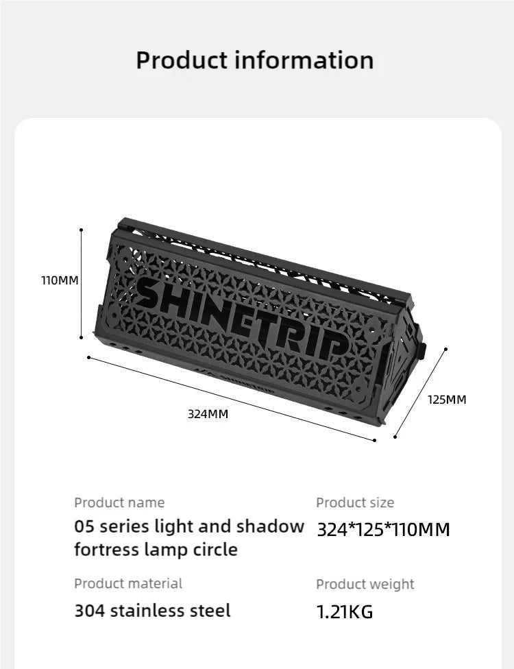 山趣（ShineTrip） ST-05シリーズ ランプアレイ（フォートレス／オーディトリアム）ブラック