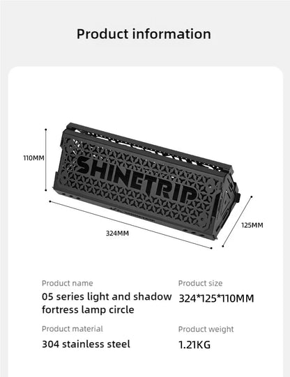 山趣（ShineTrip） ST-05シリーズ ランプアレイ（フォートレス／オーディトリアム）ブラック