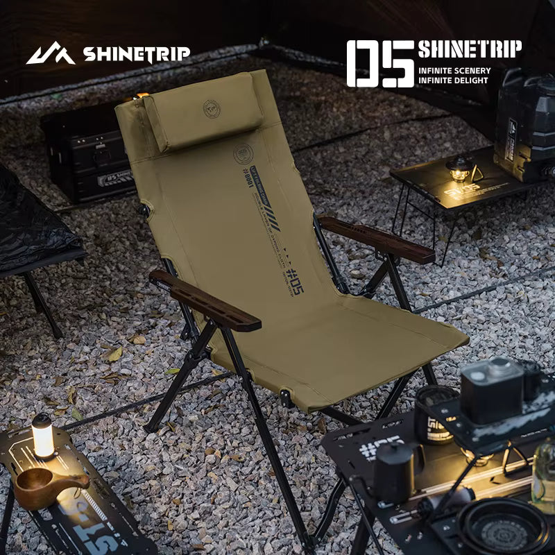 山趣（やましゅみ） SHINETRIP シャイントリップ #05 Series Adjustable Folding Chair 4段階調整 フォールディングチェア（A507-H00 / A507-T00）