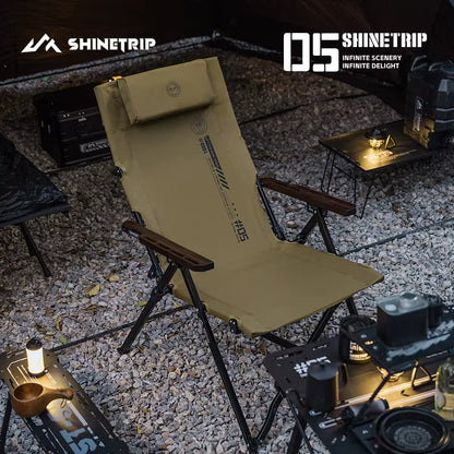 山趣（やましゅみ） SHINETRIP シャイントリップ #05 Series Adjustable Folding Chair 4段階調整 フォールディングチェア（A507-H00 / A507-T00）