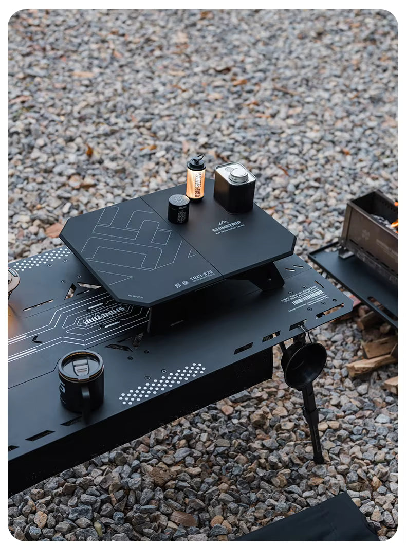 山趣（やましゅみ） SHINETRIP シャイントリップ #05 Series Ultralight Dual Purpose Folding Table 超軽量 デュアルパーパス フォールディングテーブル（A512-H00 / A512-D00）