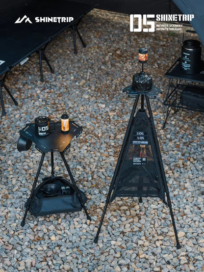 山趣（やましゅみ） SHINETRIP シャイントリップ #05 Series Hexagonal Tactical Lamp Table Set 六角タクティカルランプテーブル セット（A530-T02 / T03 / T04 / T02-T1 / T02-T2）