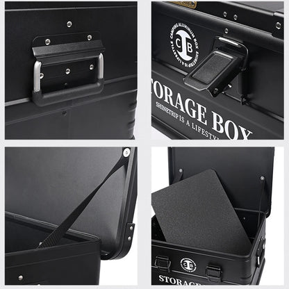 山趣（やましゅみ） SHINETRIP シャイントリップ Outdoor Waterproof Aluminum Storage Box 防水アルミ合金ストレージボックス 44L / 72L（A422-B0M / A422-B0L / A422-D0M / A422-D0L / A422-H0M / A422-H0L）