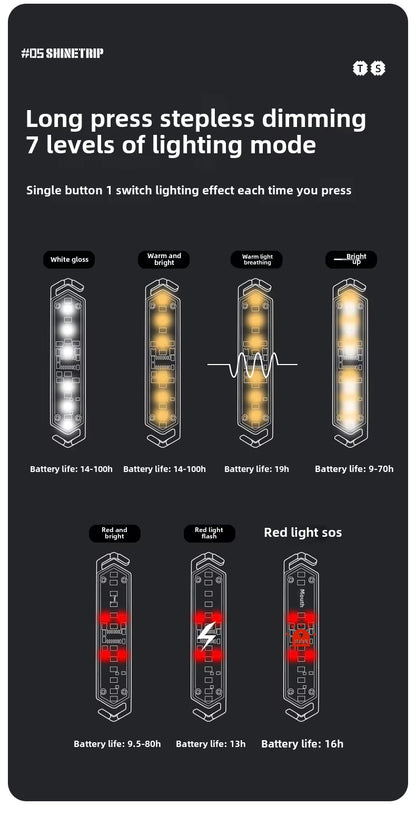 山趣（ShineTrip） ST-05シリーズ 風ロープ警告ライト（ウィンドロープ・ワーニングライト）