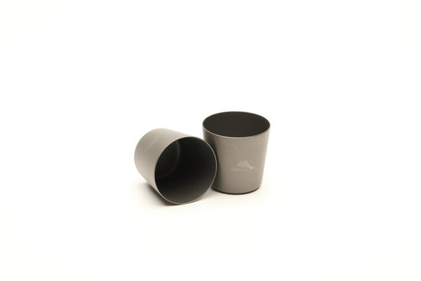 TOAKS Titanium 42ml Shot Glass (Pair of 2) トークス チタン製42mlショットグラス（2個セット）SG-04