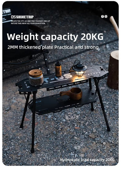 山趣（やましゅみ） SHINETRIP シャイントリップ #05 Series Tactical Skateboard Table System タクティカル スケートボードテーブル システム（A503-H00 / A503-H01 / A503-H02 / A503-H03 / A503-H11 / A503-K0S / A503-K0M / A503-K0L）