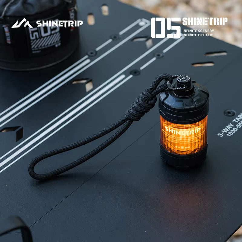 山趣（ShineTrip） ST-05 タクティカルシステム 19灯用ランヤード（ロング／ショート）＆ST-6 1/4回転リングスクリュー