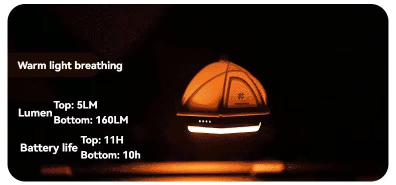 山趣（ShineTrip） ST-05シリーズ テント ナイトライト IPX4（グリーン／サンド／グレー）