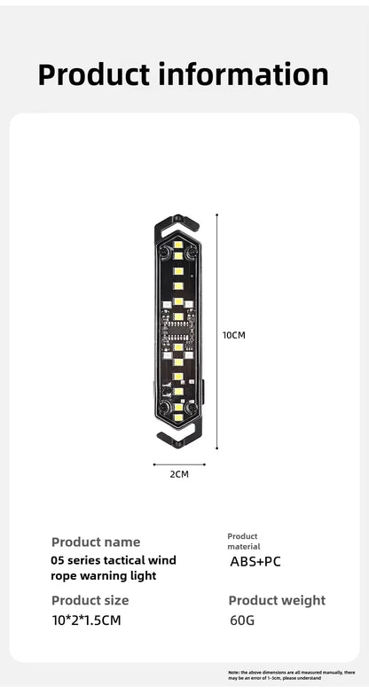 山趣（ShineTrip） ST-05シリーズ 風ロープ警告ライト（ウィンドロープ・ワーニングライト）