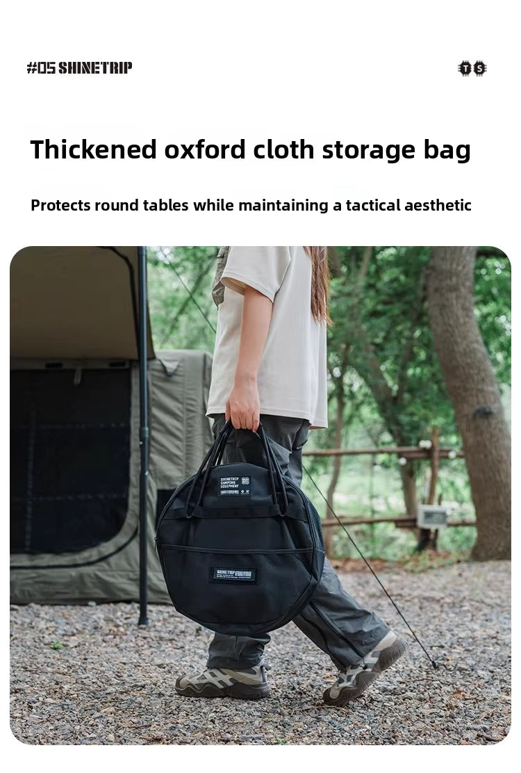 山趣（やましゅみ） SHINETRIP シャイントリップ ST-05 Series High Low Tactical Round Table Set ハイロー切替 タクティカルラウンドテーブルセット