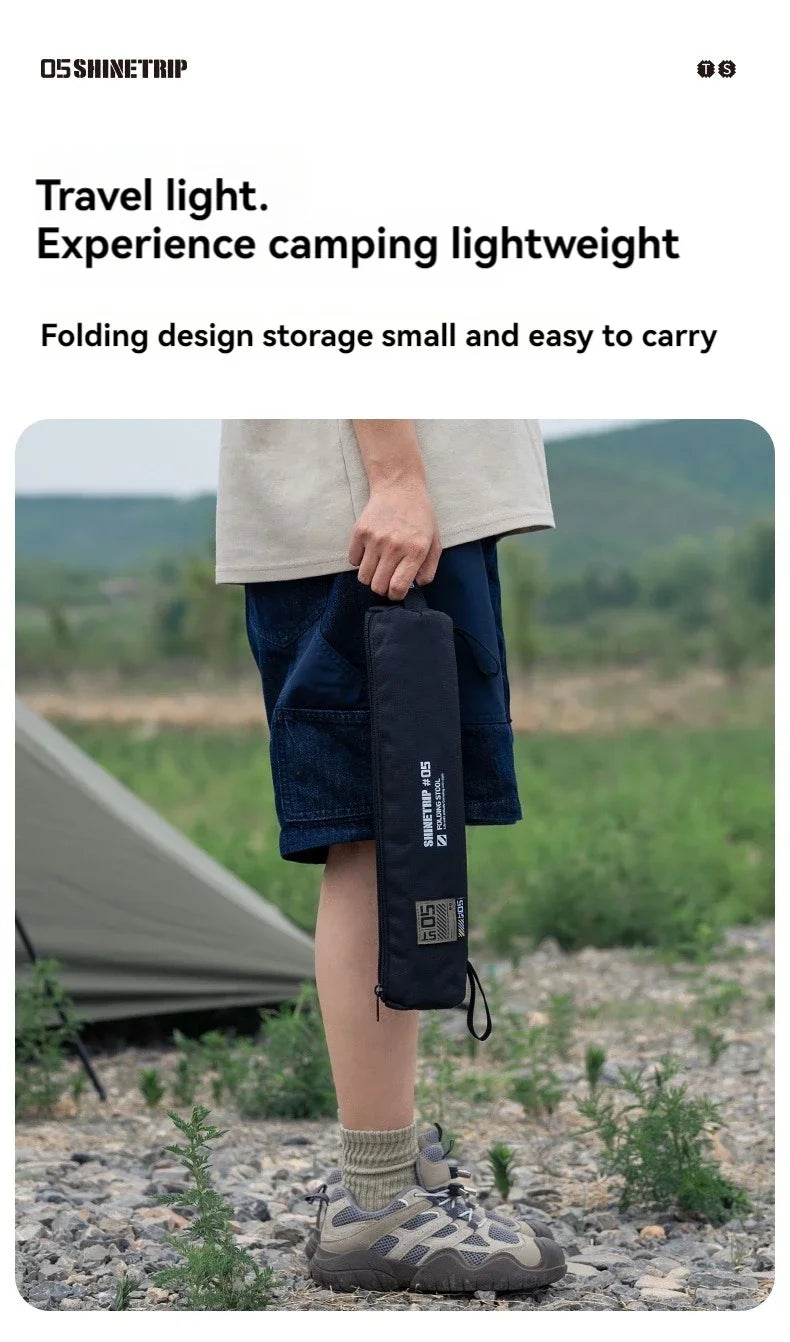 山趣（やましゅみ） SHINETRIP シャイントリップ #05 Series Ultra-Light Tactical Stool-L 超軽量 タクティカルスツール Lサイズ（A492-H0L / A492-D0L / A492-T0L）